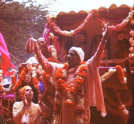 27 июля 1969 года, Шрила Прабхупада на Ратха-ятре в Сан-Франциско