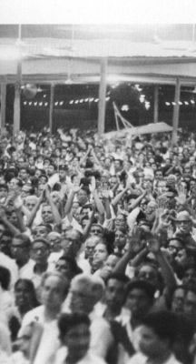 Май 1971 года. Шрила Прабхупада на фестивале в пандале