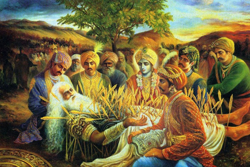 31 января - Бхишмаштами, день явления Бхишмадева, деда Пандавов