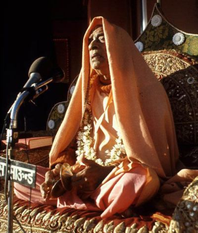 Шрила Прабхупада в Хайдарабаде, ноябрь 1972 г.