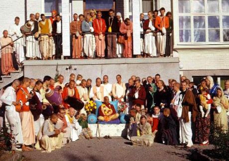 Шрила Прабхупада в Стокгольме, сентябрь 1973 г.